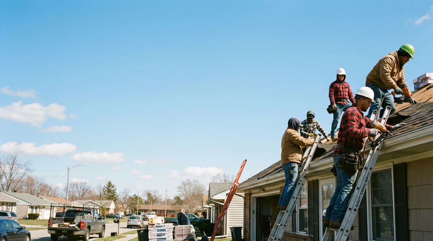 Roofing in Burlington, MI near me